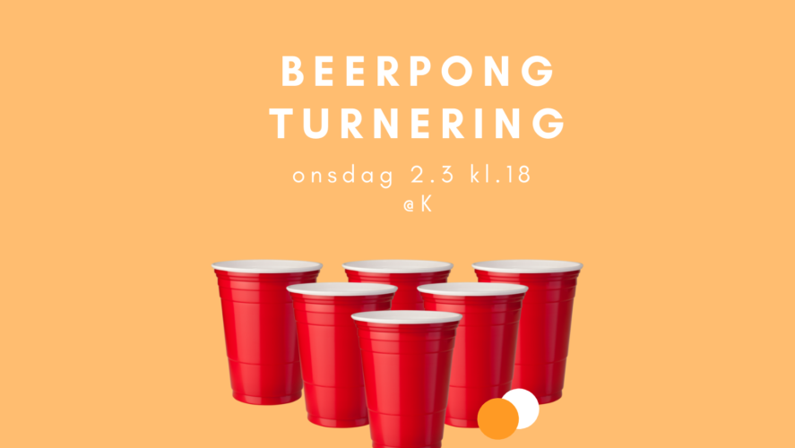 Beerpong turnering - DATUMET FLYTTAT