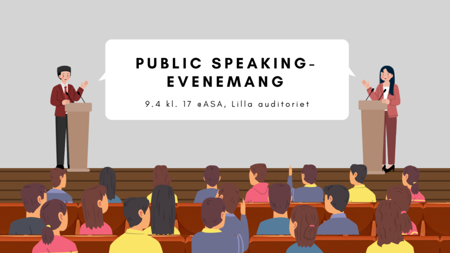 Public speaking-evenemang