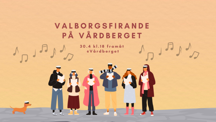 Valborgsfirande på Vårdberget