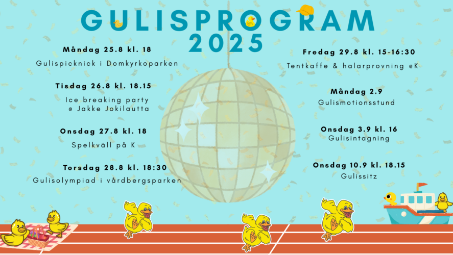 Gulisveckan 2025
