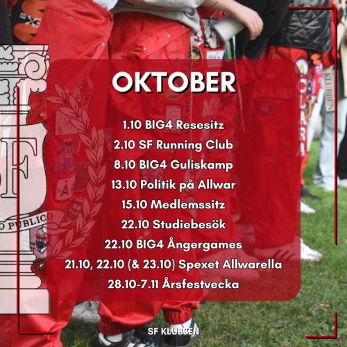 Save the Date Oktober
