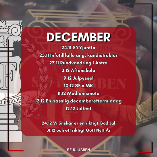 Save the Date December